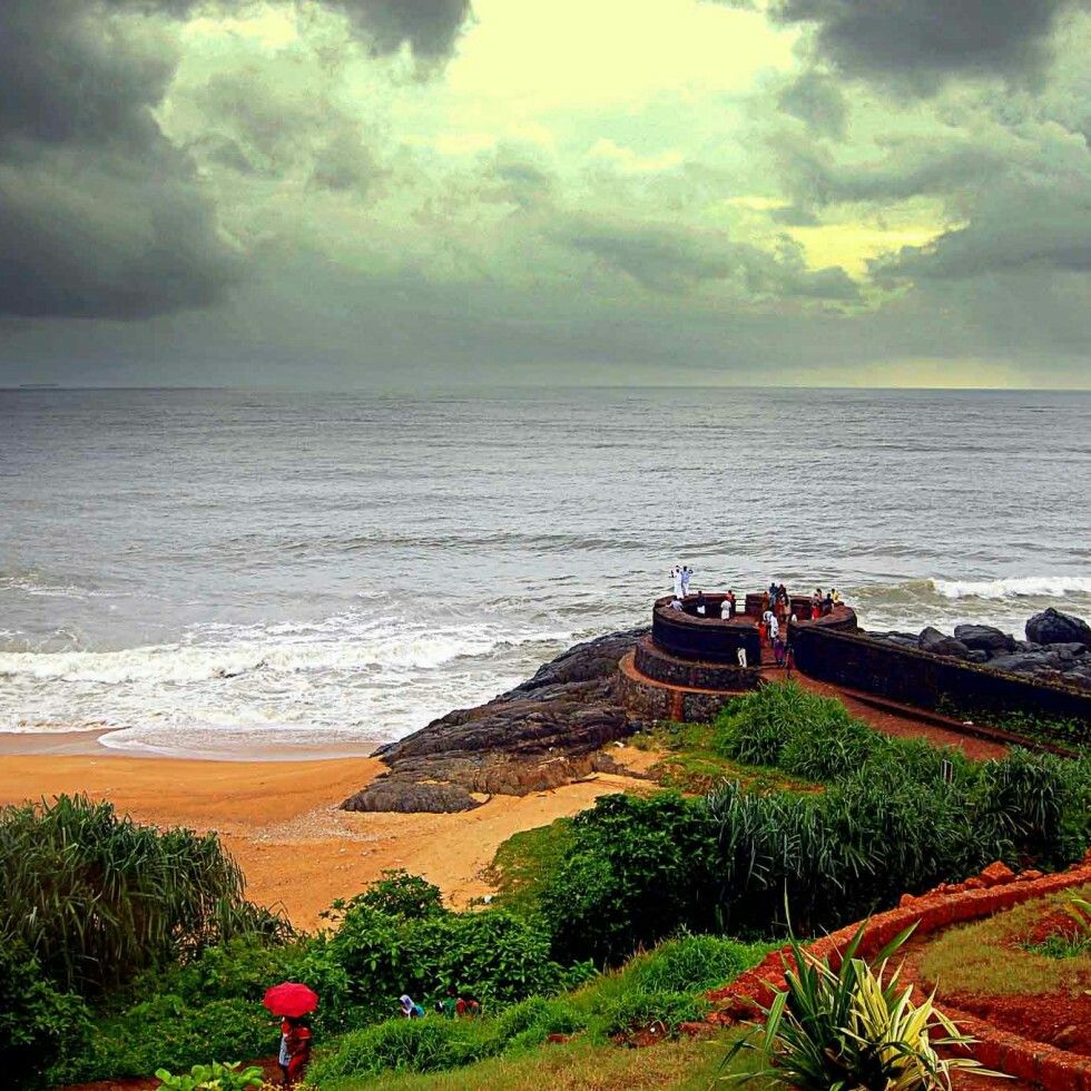 Peaceful beaches in Kerala