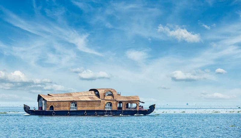 Houseboat on the vembanad lake alleppey